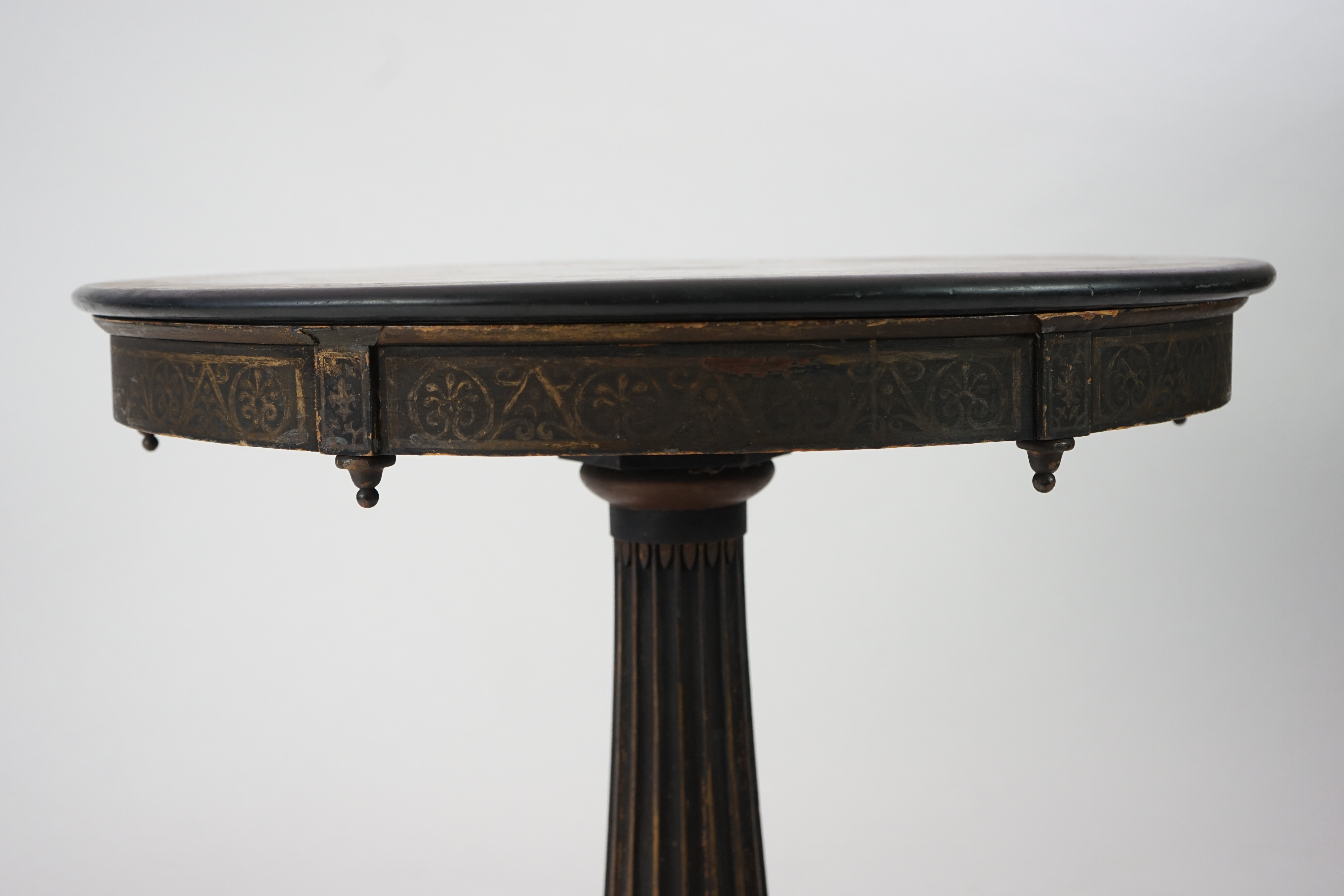 A 19th century Italian micro mosaic and specimen marble topped centre table